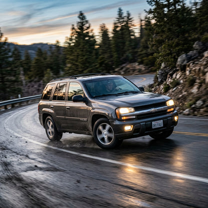 Action Shot: Chevrolet Trailblazer Driving Fast