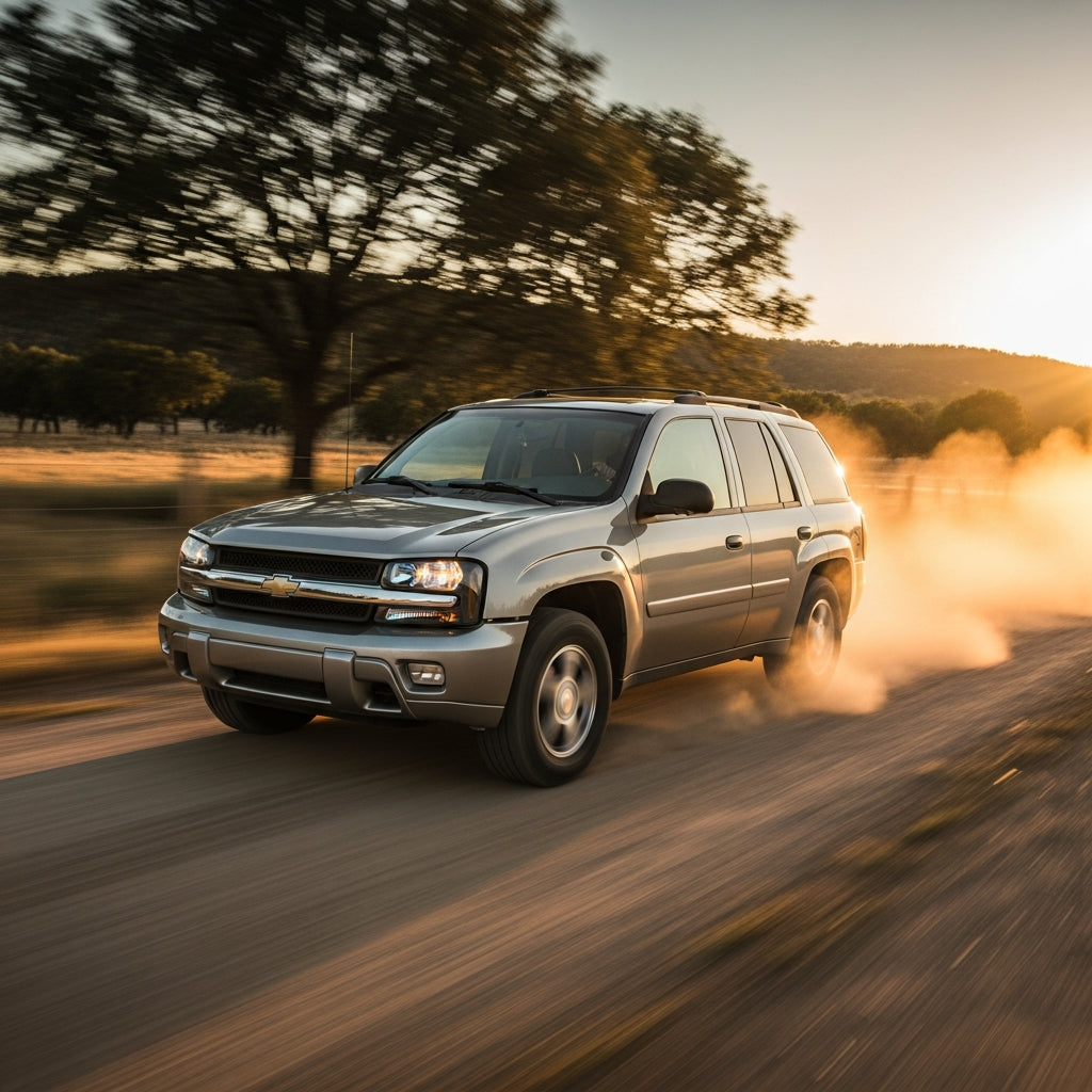 Action Shot: Chevrolet Trailblazer Driving Fast