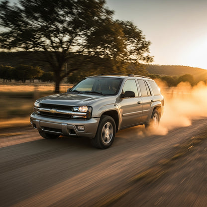 Action Shot: Chevrolet Trailblazer Driving Fast