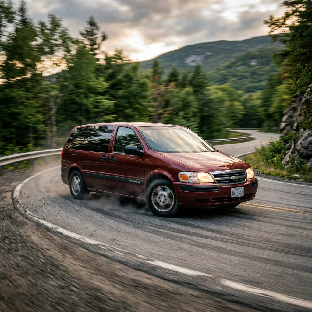 Action Shot: Chevrolet Venture Driving Fast