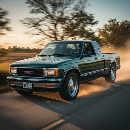 Action Shot: Chevrolet, GMC S-10, S-10, Blazer, Sonoma Driving Fast