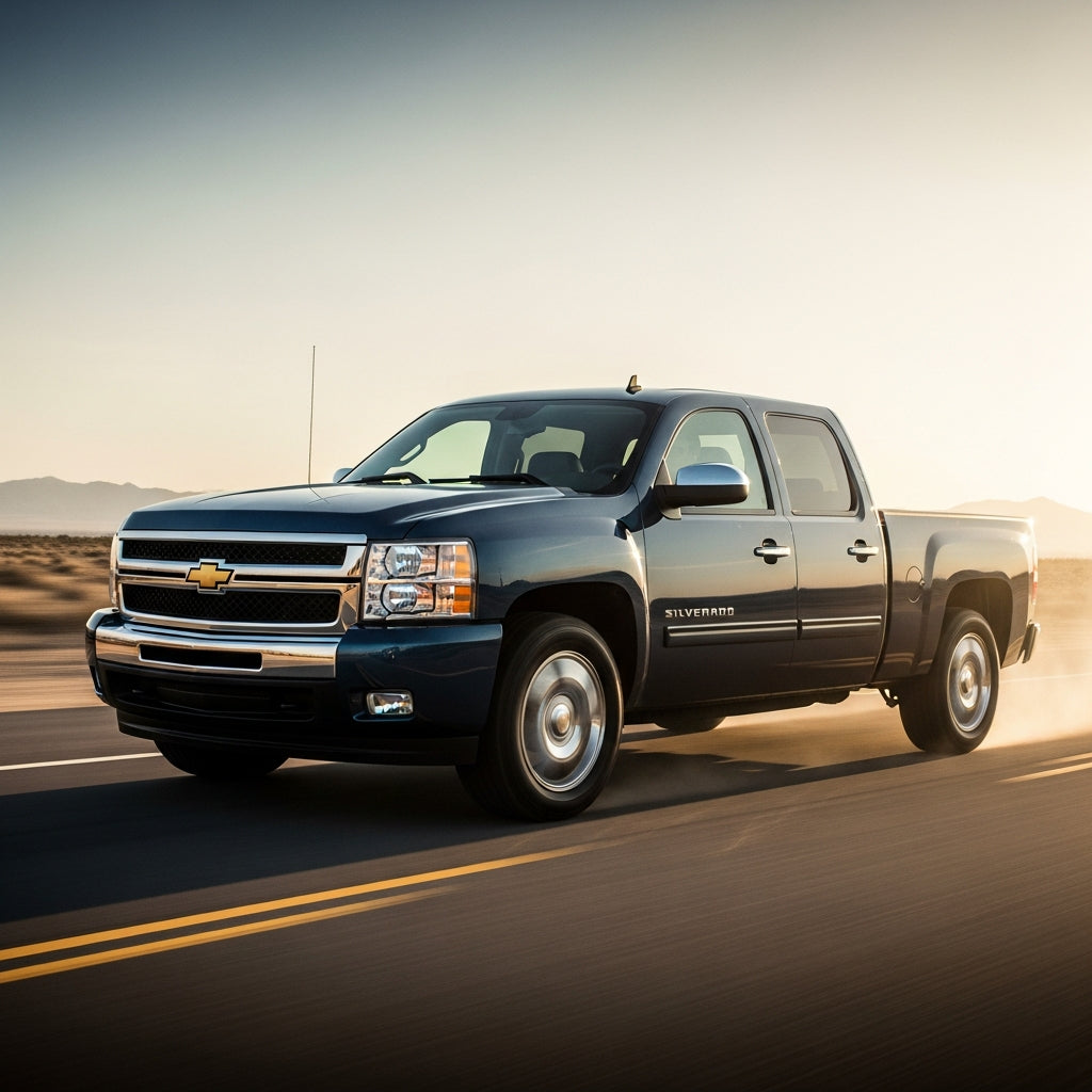 Action Shot: Chevrolet, GMC Silverado, Sierra Driving Fast