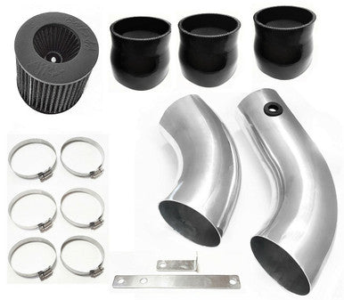 Cold Air Intake System for Chevrolet S-10 Pickup/GMC Sonoma (1996-2004) 4.3L V6 Engine Black Default Title