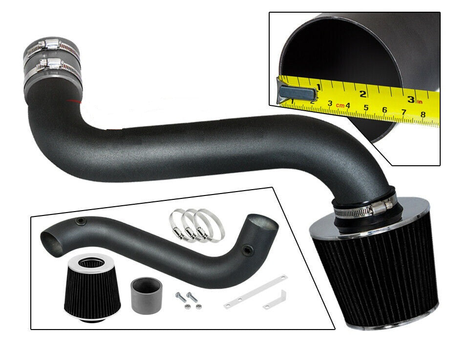 Short Ram Intake for Chevrolet Blazer 1992-1995 with 4.3L V6 Vortec Engine Black