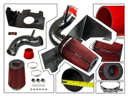 Cold Air Intake w/Heat Shield for Chevrolet Camaro (2016-2020) 2.0T L4 Turbo Black