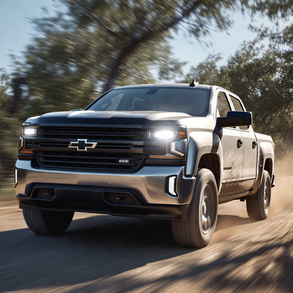 Cold Air Intake for Chevy Silverado 1500/GMC Sierra 1500 (2014-2018) 4.3L V6 Engines Black