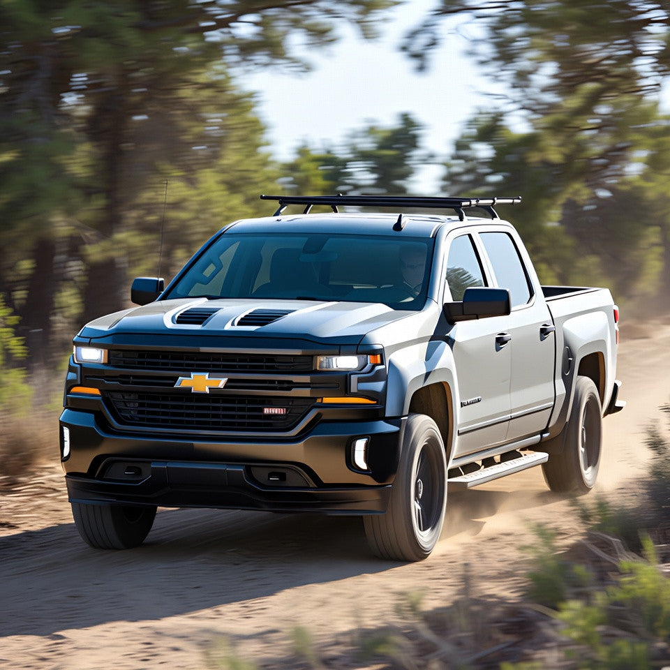 Cold Air Intake for Chevy Silverado 1500/GMC Sierra 1500 (2014-2018) 4.3L V6 Engines Black