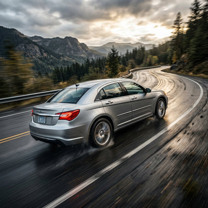 Action Shot: Chrysler 200 Driving Fast