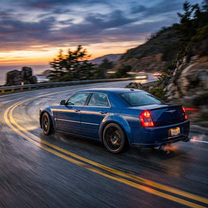 Action Shot: Chrysler 300 Driving Fast