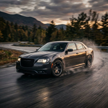 Action Shot: Chrysler 300 Driving Fast