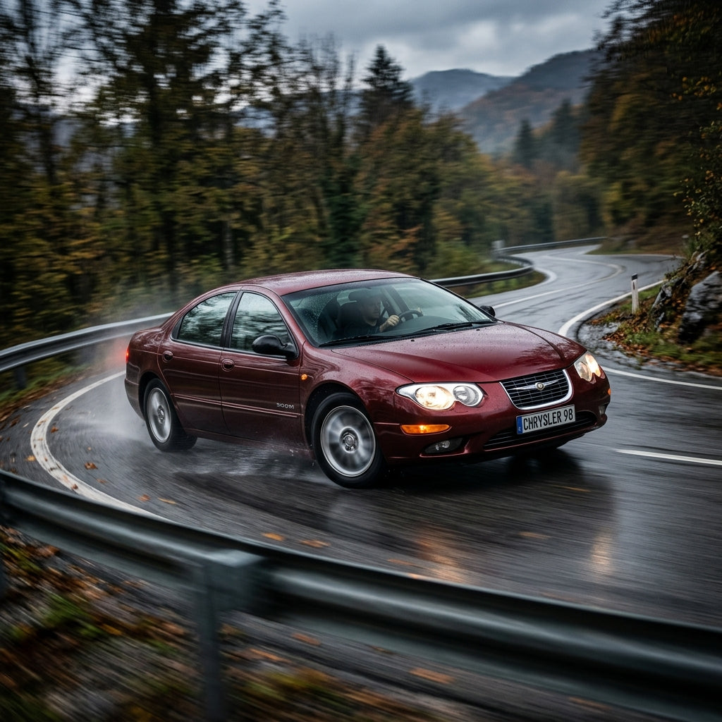 Action Shot: Chrysler 300M Driving Fast