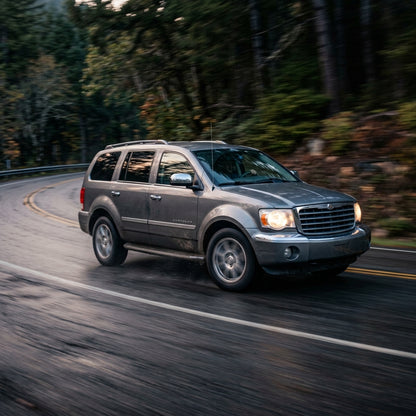 Action Shot: Chrysler Aspen Driving Fast