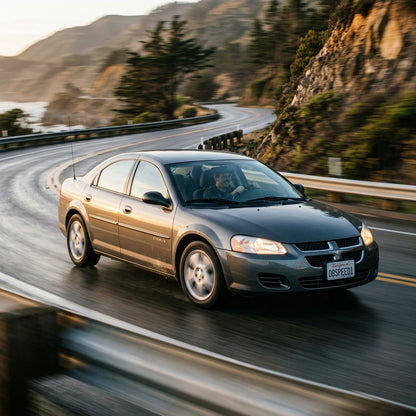 Action Shot: Chrysler Cirrus Driving Fast