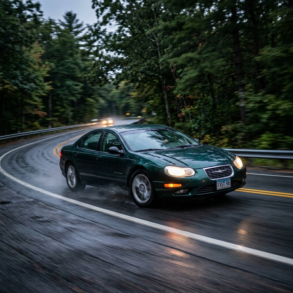 Action Shot: Chrysler Concorde Driving Fast