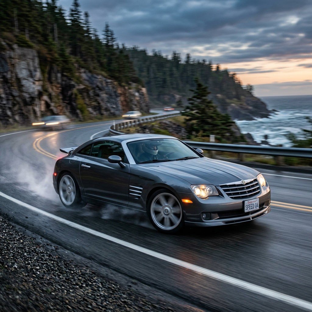 Action Shot: Chrysler Crossfire Driving Fast