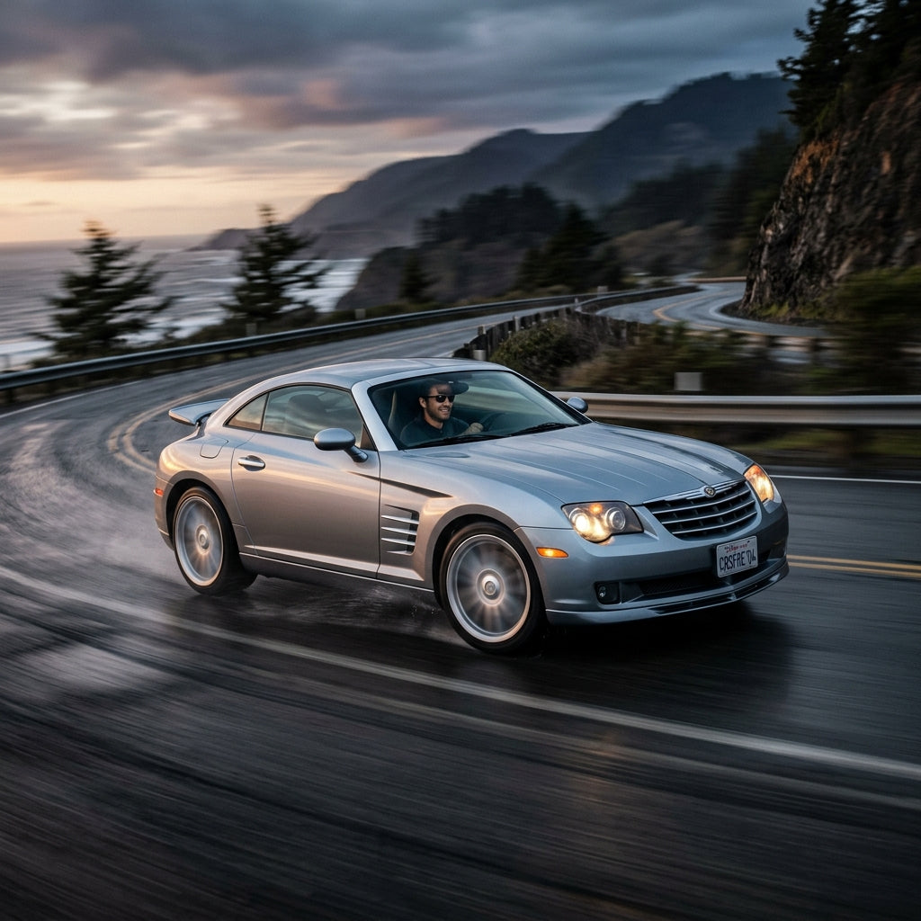Action Shot: Chrysler Crossfire Driving Fast
