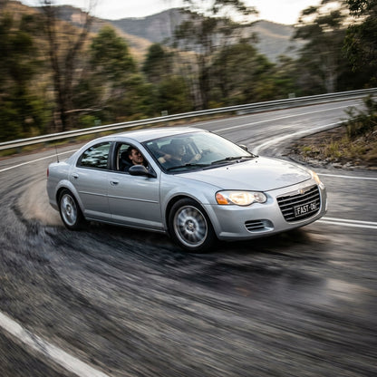 Action Shot: Chrysler Sebring Driving Fast