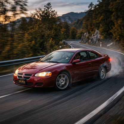 Action Shot: Chrysler Sebring Driving Fast