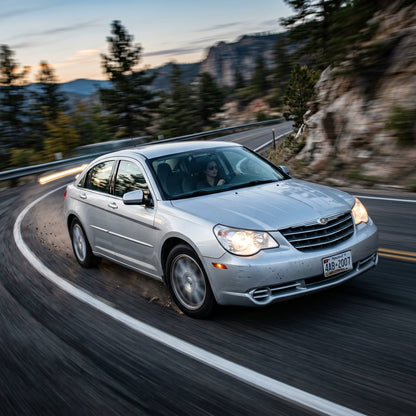 Action Shot: Chrysler Sebring Driving Fast