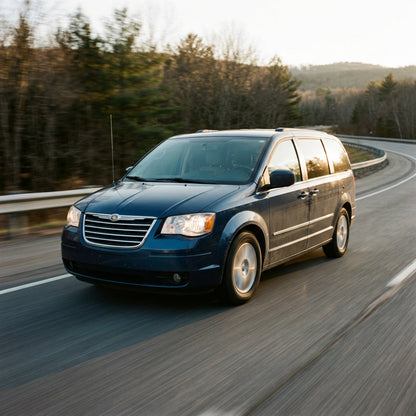 Action Shot: Chrysler Town & Country Driving Fast