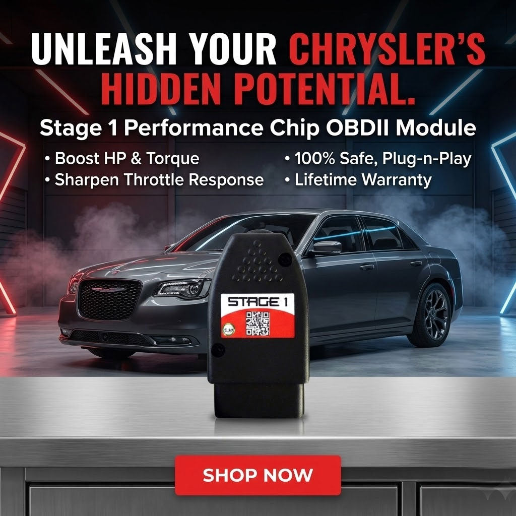 Stage 1 Performance Chip for Chrysler - Boost HP & Torque | OBD2 Plug & Play Module