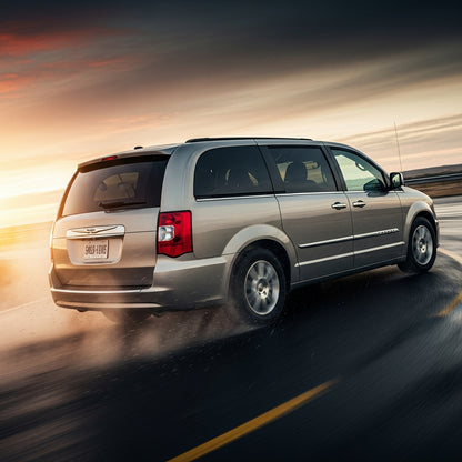 Action Shot: Chrysler  Town & Country Driving Fast