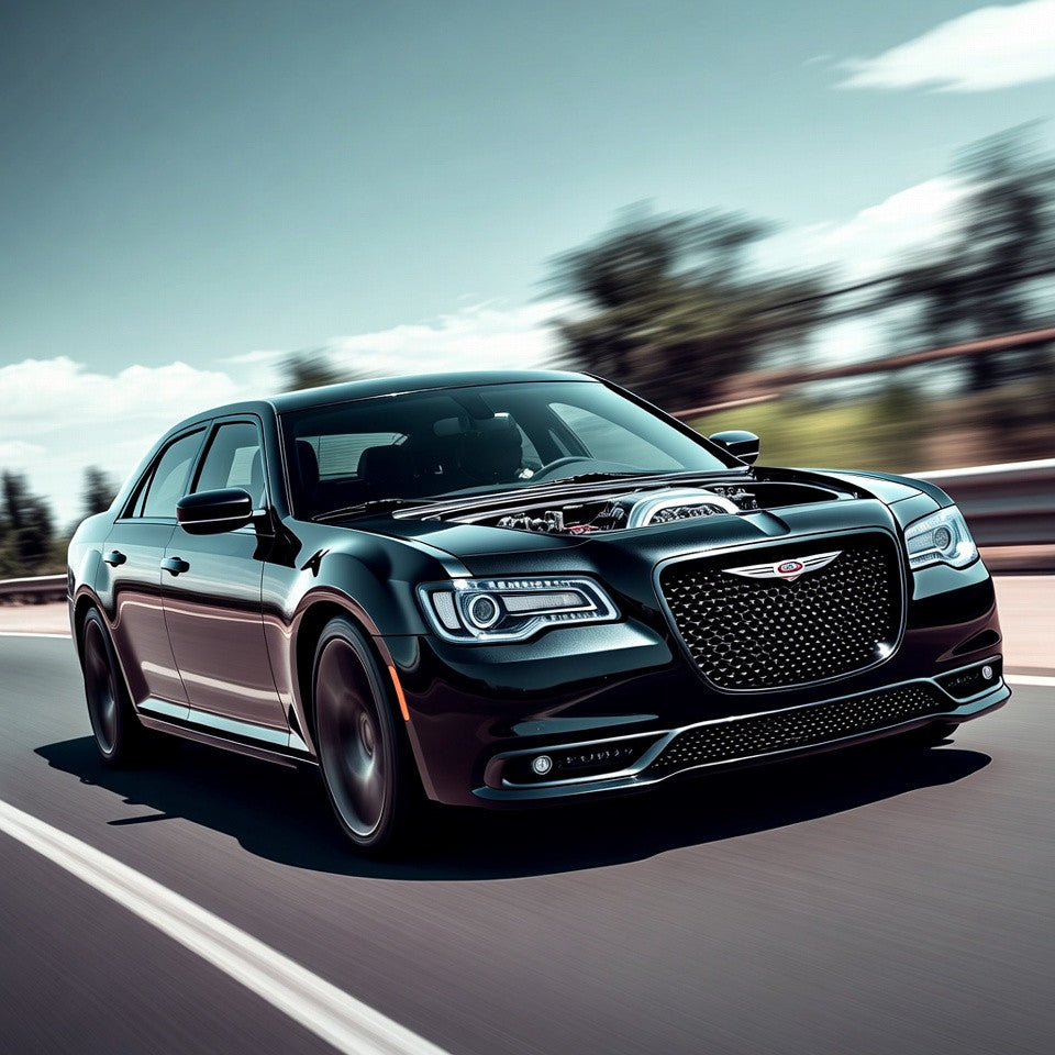 Cold Air Intake Kit for Chrysler 300 (2012-2015) with 6.4L V8 Engine Black