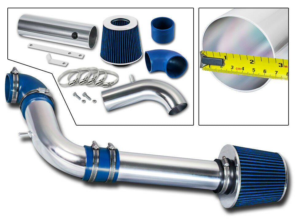 Cold Air Intake for Chevy S-10/GMC Sonoma (1997-2003) 2.2L L4 Engine Blue Filter