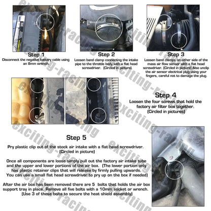 Cold Air Intake for GMC/Chevy/Cadillac - Escalade/Avalanche/Suburban/Silverado/Sierra/Yukon (1999-2006) V8 4.8L/5.3L/6.0L