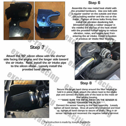 Cold Air Intake for GMC/Chevy/Cadillac - Escalade/Avalanche/Suburban/Silverado/Sierra/Yukon (1999-2006) V8 4.8L/5.3L/6.0L