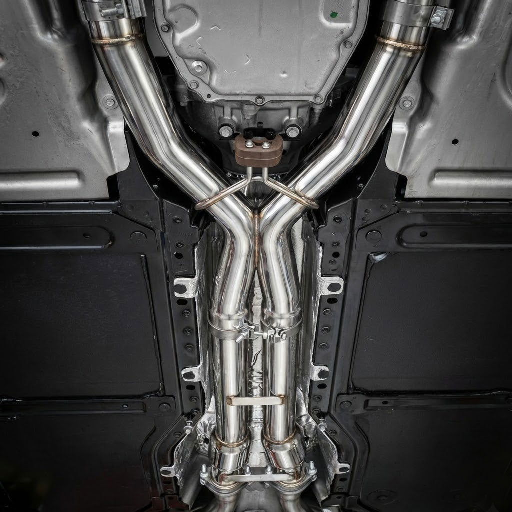 X-Pipe Mid Pipe Exhaust for Chevrolet Corvette C7 (2014-2019) 6.2L V8