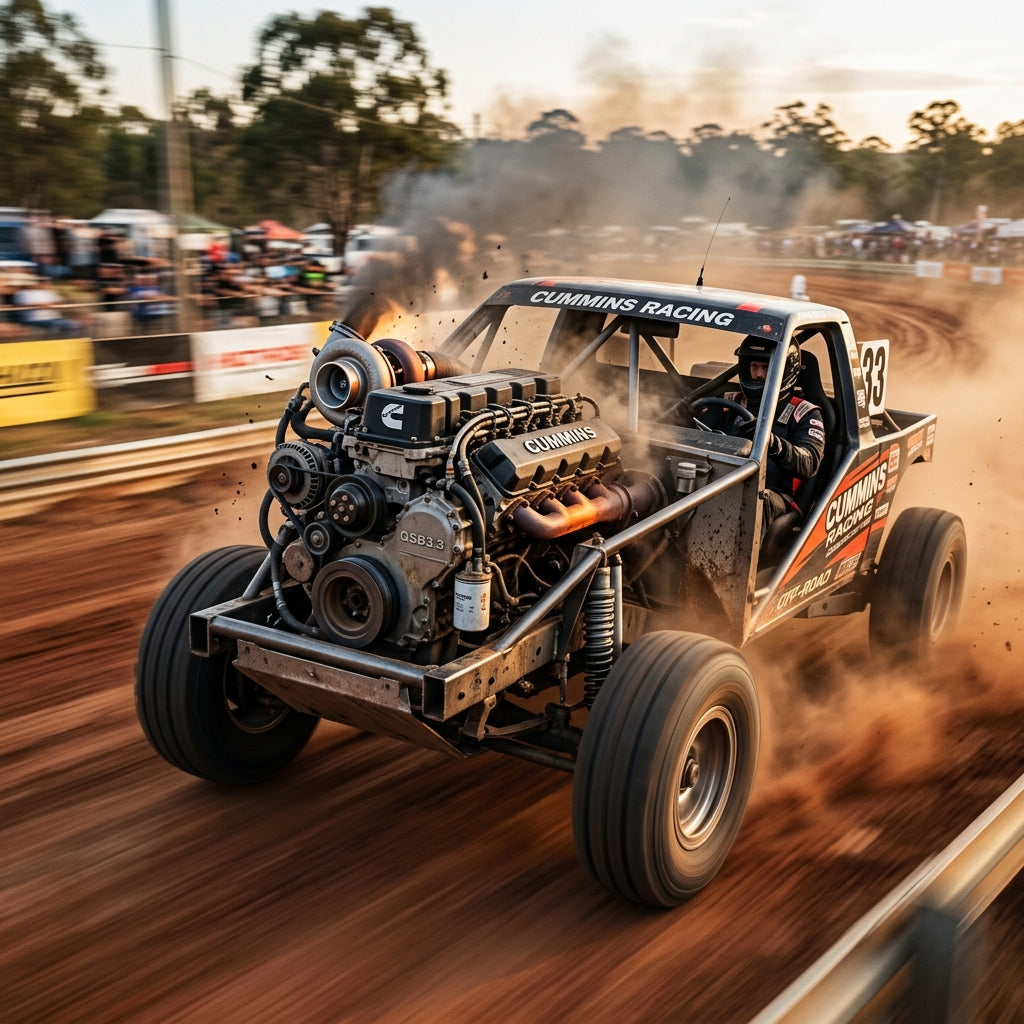 Action Shot: Cummins B3.3,B3.3T,QSB3.3 Driving Fast