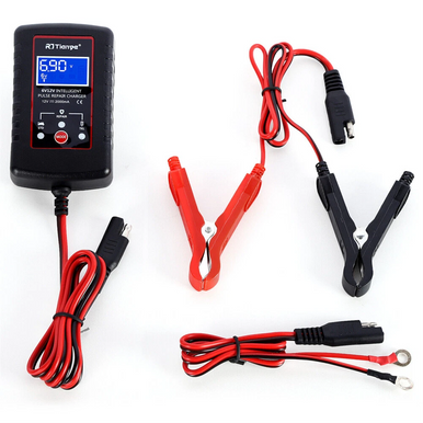 6V 12V Automatic 2.0 Amp Battery Charger for Car Motorcycle Car ATV Default Title