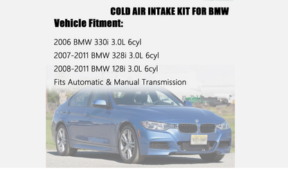 Cold Air intake for BMW 128i 328i 330i (2007-2011) with 3.0L V6 Engine
