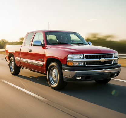 Cold Air Intake Kit for Chevrolet Silverado 1500 (1999-2007) 4.3L V6 Engine Red