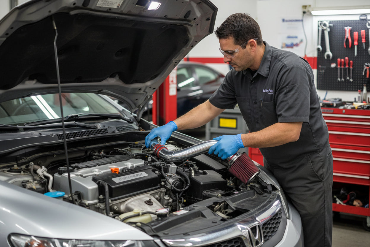 Cold Air Intake for Honda Civic EX/LX/DX (2006-2011) 1.8L 4 SOHC Engine - Red Default Title