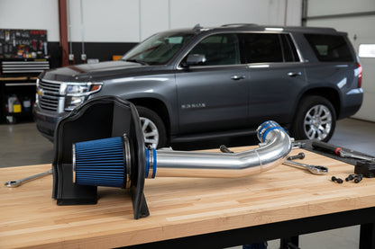Cold Air Intake for Chevrolet Suburban (2015-2017) 5.3L V8 Engine Blue Default Title
