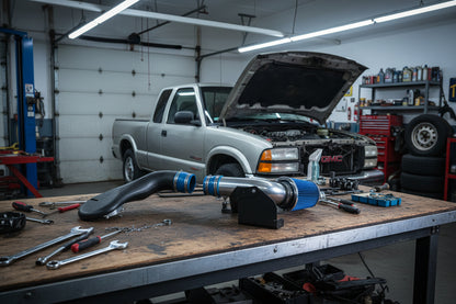 Cold Air Intake Kit for GMC Sonoma Pickup (1996-2004) with 4.3L V6 Engine Blue Default Title