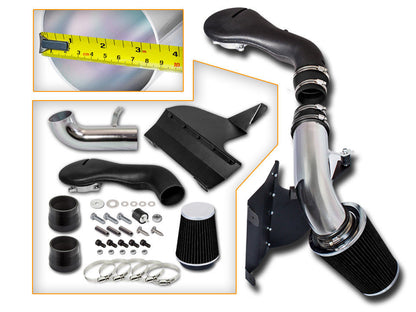 Cold Air Intake for GMC Jimmy Sonoma / Chevy S10 Blazer (1996-2004) 4.3L Engine - Black