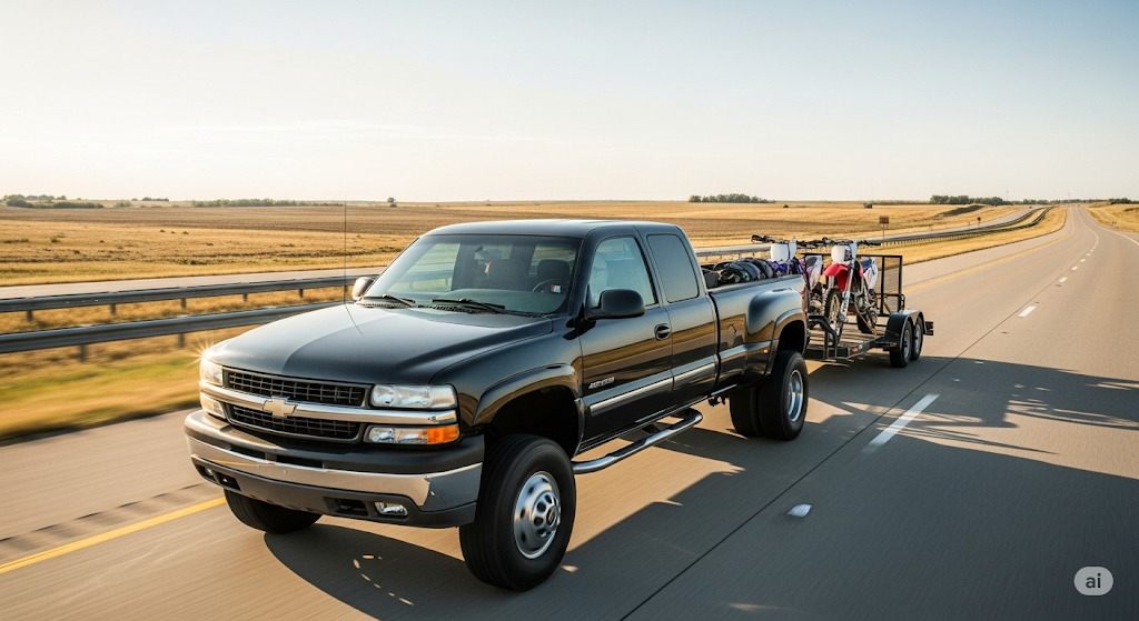 Cold Air Intake Kit for Chevrolet Silverado 2500HD/3500 (2001-2004) with 6.6L V8 Diesel Engine Black