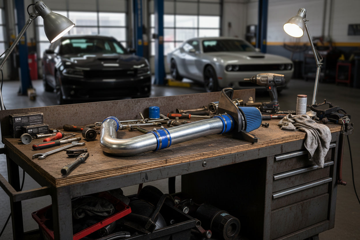 Cold Air Intake for Dodge Challenger Charger / Chrysler 300 (2011-2023) 3.6L - Blue Default Title