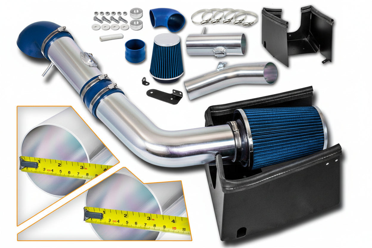 Cold Air Intake for Ford F-150 (2005-2008) 5.4L V8 Engine - Blue