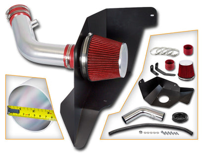 Cold Air Intake for Ford Mustang (2015-2017) 3.7L V6 Engine Red