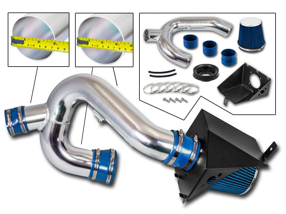Cold Air Intake for Ford F-150 (2012-2014) 3.5L V6 EcoBoost Engine Blue