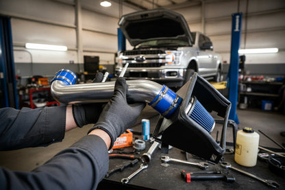 Cold Air Intake for Ford F-150 (2015-2020) 5.0L V8 Engine Blue Default Title