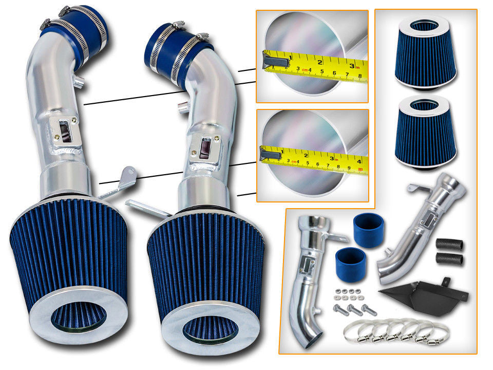 Cold Air Intake Kit for Infiniti G37 (2008-2013) with 3.7L V6 Engine Blue