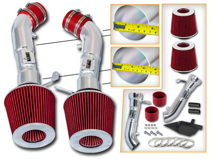 Cold Air Intake Kit for Infiniti G37 (2008-2013) with 3.7L V6 Engine Red