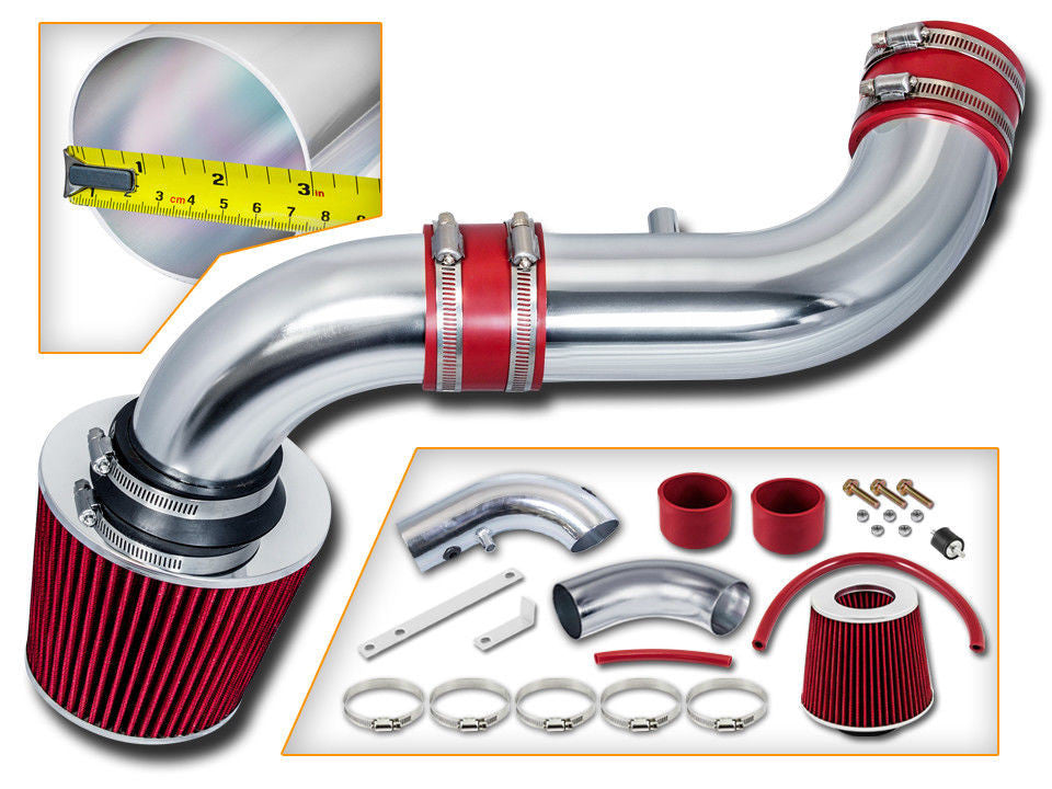 Cold Air Intake for Dodge Nitro (2007-2010) 3.7L V6 Engine Red