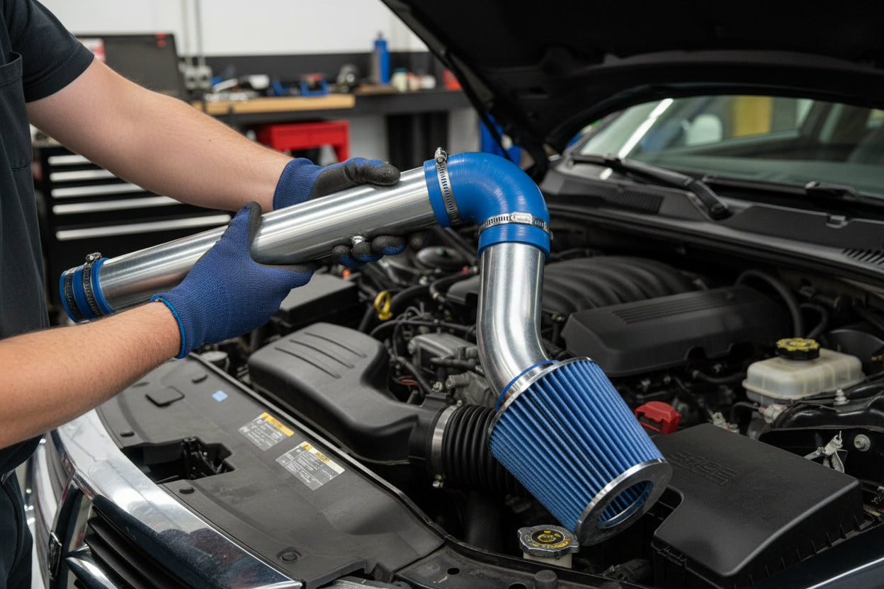 Cold Air Intake for Dodge Magnum SE (2005-2008) 2.7L V6 Engine - Blue Default Title