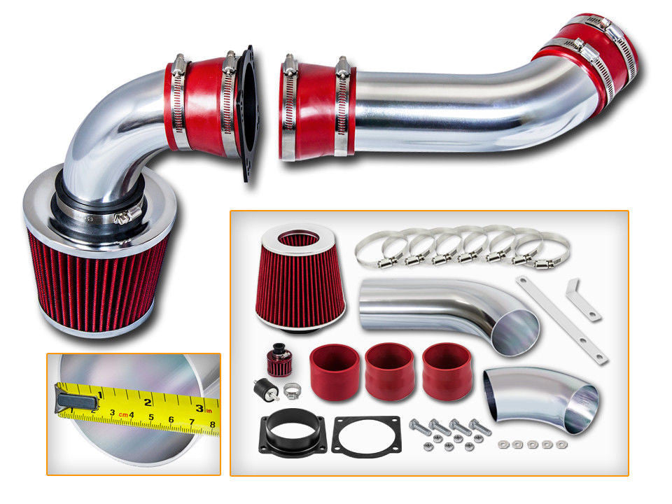 Cold Air Intake for Ford Explorer Sport Trac (2001-2003) 4.0L V6 Engine - Red